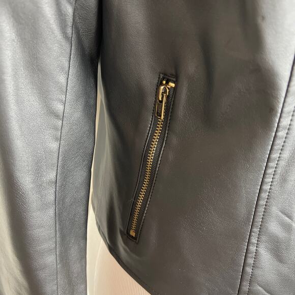 Rock & Republic Faux Leather Moto Jacket, Medium, Women's - Picture 8 of 11